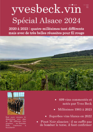 Spécial Alsace 2024 - yvesbeck.wine - 609 vins notés par yvesbeck.wine