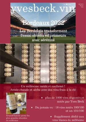 Bordeaux 2022 - Les vins livrables - yvesbeck.wine